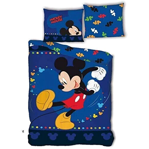 Housse de couette Mickey multicolore 140x200 cm