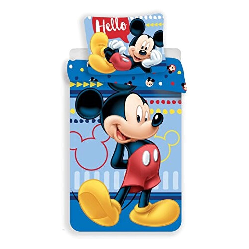 Housse de couette Mickey multicolore 140x200 cm