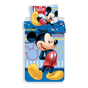 Housse de couette Mickey multicolore 140x200 cm