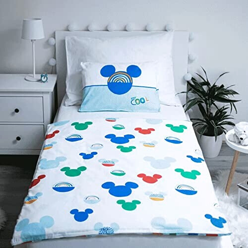 Housse de couette Mickey bleu 100x135 cm variant 1 