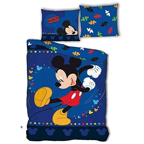 Housse de couette Mickey beige 140x200 cm