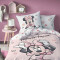 Housse de couette Minnie rose 140x200 cm - miniature