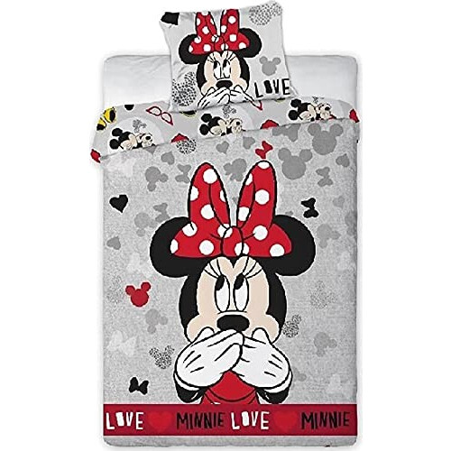 Housse de couette Minnie multicolore 140x200 cm