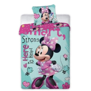 Housse de couette Minnie multicolore 140x200 cm