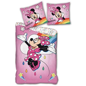 Housse de couette Minnie beige 140x200 cm