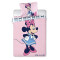 Housse de couette Minnie rose 100x135 cm - miniature
