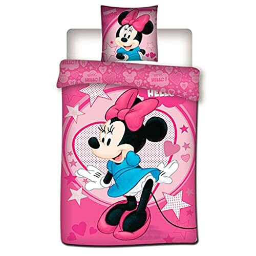 Housse de couette Minnie new rose