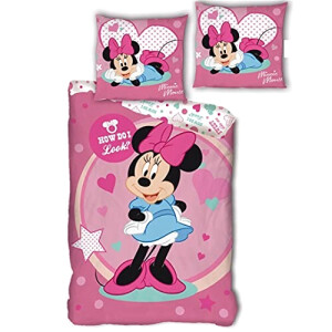 Housse de couette Minnie beige 140x200 cm