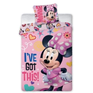 Housse de couette Minnie multicolore 140x200 cm