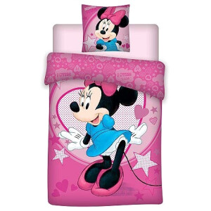 Housse de couette Minnie multicolore 140x200 cm