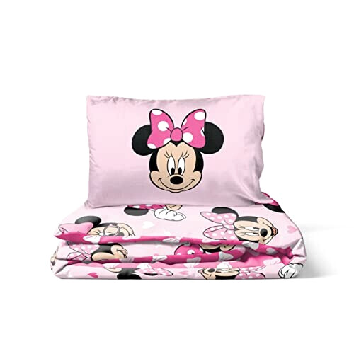 Housse de couette Minnie rose - mouse 90x190 cm 140x200 cm variant 3 