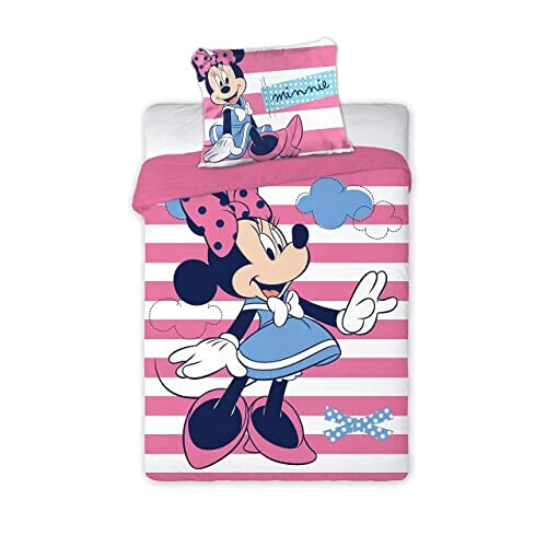 Housse de couette Minnie multicouleur 100x135 cm