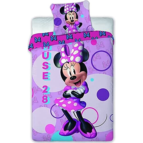 Housse de couette Minnie 140x200 cm