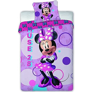 Housse de couette Minnie 140x200 cm