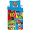 Housse de couette Marcus, Chase, Ruben, Rocky - Pat patrouille - multicolore 100x135 cm - miniature