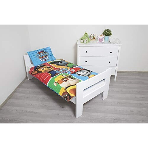 Housse de couette Marcus, Chase, Ruben, Rocky - Pat patrouille - multicolore 100x135 cm variant 2 