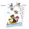 Housse de couette Pat patrouille multicolore 100x135 cm - miniature variant 1