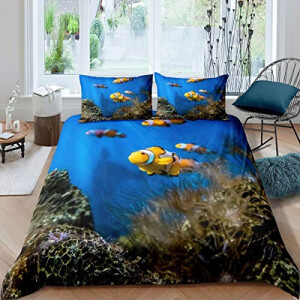 Housse de couette Marin, Nemo - Le Monde de Nemo - multicolore 140x200 cm 220x240 cm
