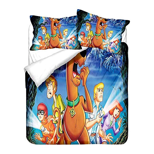 Housse de couette Scooby-Doo 135x200 cm 200x200 cm 220x240 cm