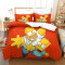 Housse de couette Simpsons the family- 135x200 cm 200x200 cm 220x240 cm - miniature