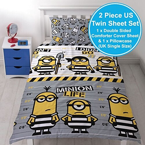 Housse de couette Les minions multicolore 135x200 cm variant 4 