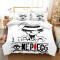 Housse de couette Luffy - One Piece - 140x200 cm 200x200 cm 220x240 cm 220x260 cm - miniature