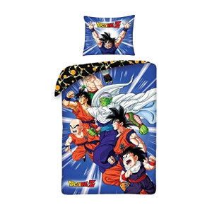 Housse de couette Dragon Ball multicolore 140x200 cm