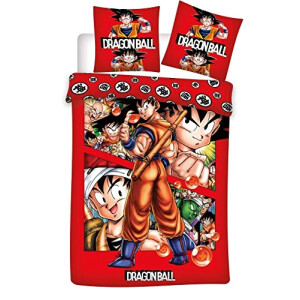 Housse de couette Dragon Ball multicolore 140x200 cm
