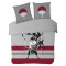Housse de couette Itachi Uchiwa, Sasuke Uchiwa - Naruto - gris 200x200 cm - miniature