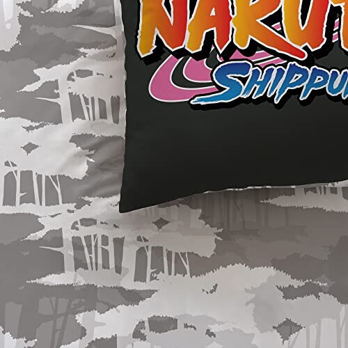 Housse de couette Naruto gris foncé 140x200 cm variant 2 