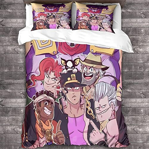 Housse de couette JoJo's Bizarre Adventure 135x200 cm 200x200 cm 220x240 cm variant 2 