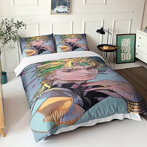 Housse de couette JoJo's Bizarre Adventure 135x200 cm 200x200 cm 220x240 cm