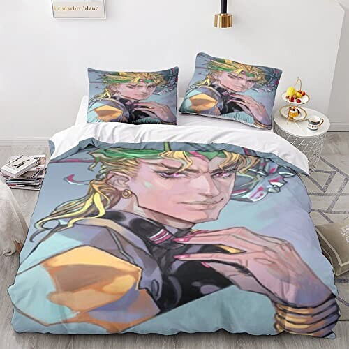 Housse de couette JoJo's Bizarre Adventure 135x200 cm 200x200 cm 220x240 cm variant 1 