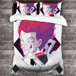 Housse de couette Hisoka, Machi - Hunter × Hunter - 135x200 cm 220x240 cm