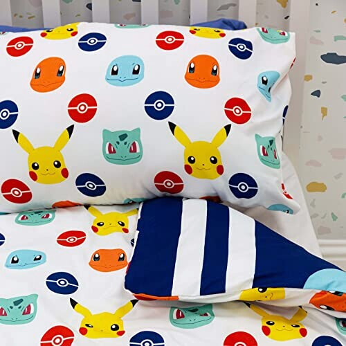 Housse de couette Pikachu - Pokémon - bleu 135x200 cm variant 6 