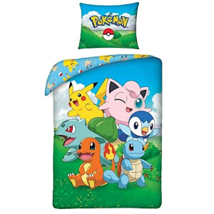 Housse de couette Pokémon multicolore 140x200 cm