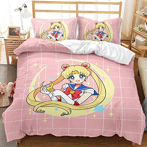 Housse de couette Sailor Moon modèle 140x200 cm