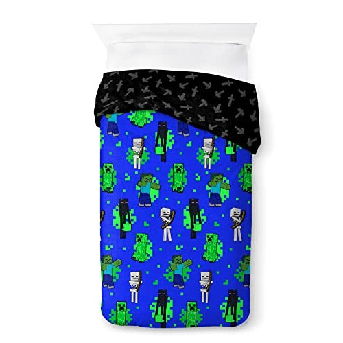 Housse de couette Enderman, Creeper, Zombie - Minecraft - bleu - 90x190 cm 140x200 cm variant 0 