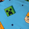 Housse de couette Minecraft bleu nuit 140x200 cm - miniature variant 4