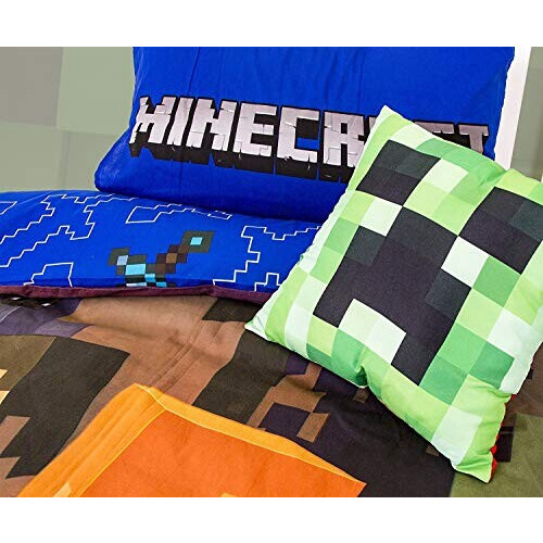 Housse de couette Minecraft multicolore 200x200 cm variant 1 