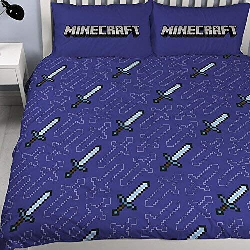 Housse de couette Minecraft multicolore 200x200 cm variant 2 