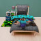 Housse de couette Steve, Creeper, Zombie, Pioche - Minecraft - multicolore 135x200 cm - miniature variant 4