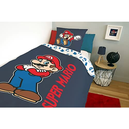 Housse de couette Super Mario bleu 140x200 cm variant 0 