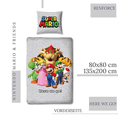 Housse de couette Super Mario multicolore 135x200 cm variant 0 