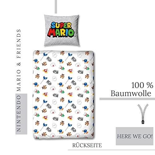 Housse de couette Super Mario multicolore 135x200 cm variant 1 