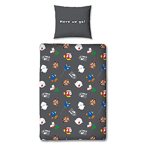 Housse de couette Super Mario multicolore 135x200 cm variant 1 