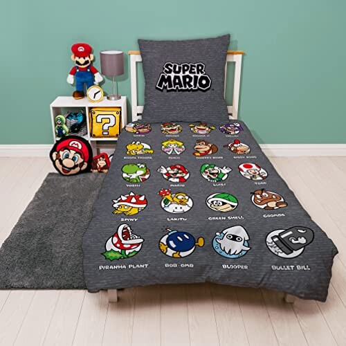 Housse de couette Super Mario multicolore 135x200 cm variant 3 