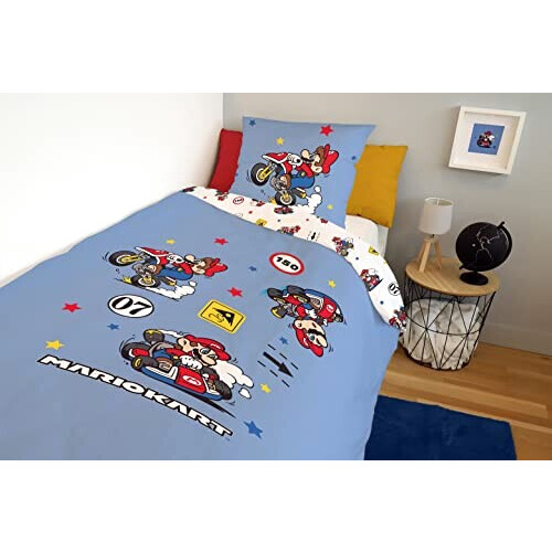 Housse de couette Super Mario bleu 140x200 cm variant 0 