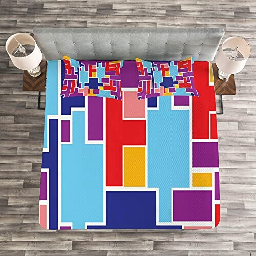 Housse de couette Tetris multicolore variant 1 
