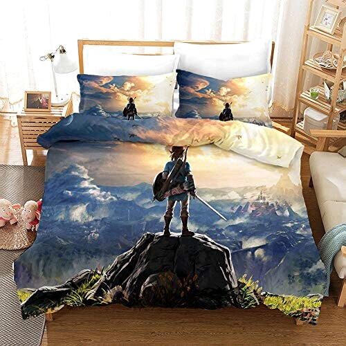 Housse de couette Zelda multicolore 140x200 cm